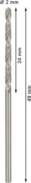 PRO Metal HSS-G burgija za metal 2×24×49 mm, 10 kom 2608595051