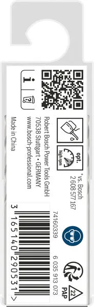 PRO Metal HSS-G burgija za metal 2,5×30×57 mm, 10 kom 2608595053