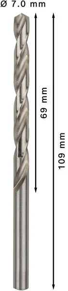 PRO Metal HSS-G burgija za metal 7×69×109 mm, 10 kom 2608595070