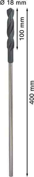 PRO Wood HSS burgija za instalacije 18×100×400 mm 2608596340