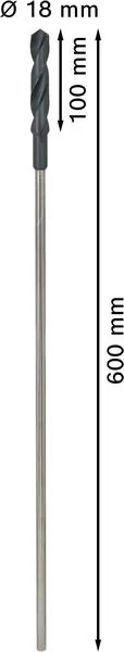 PRO Wood HSS burgija za instalacije 18×100×600 mm 2608596347