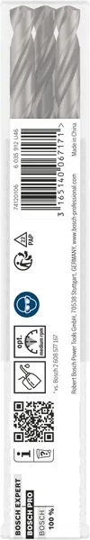 PRO Metal HSS-G spiralna burgija velike dužine 8×109×165 mm, 5 kom 2608596827