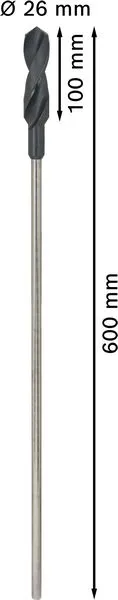 PRO Wood HSS burgija za instalacije, 26×100×600 mm 2608597176