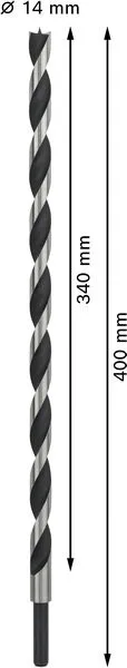PRO Wood spiralna burgija za drvo 14×340×400 mm 2608597198