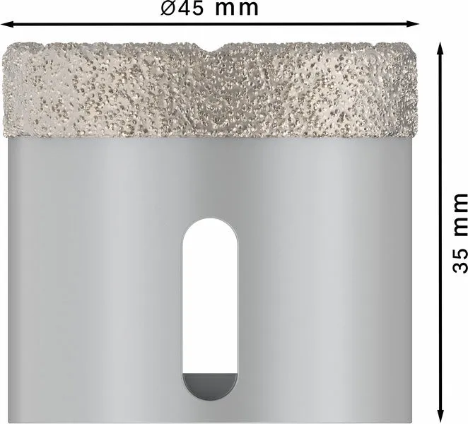 PRO Ceramic dry Core Cutter, 45×35 mm, X-Lock 2608599015