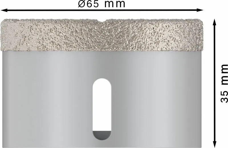 PRO Ceramic dry Core Cutter, 65×35 mm, X-Lock 2608599020