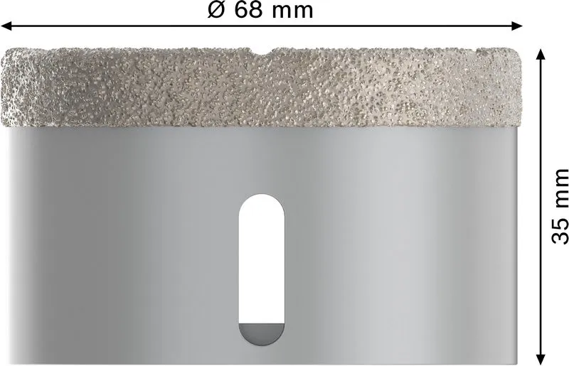 PRO Ceramic dijamantska kruna za suvo bušenje 68×35 mm, X-Lock 2608599022