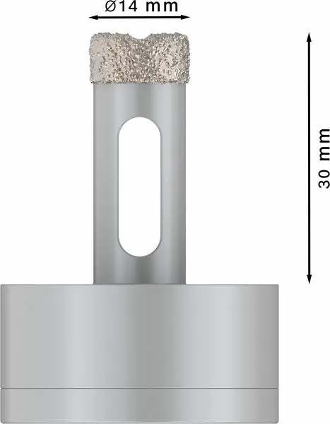PRO Ceramic dry Core Cutter, 14×30 mm, X-Lock 2608599027