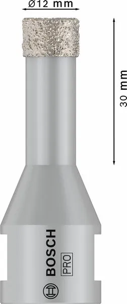 PRO Ceramic Dijamantska kruna za suvo bušenje 12×30×14 mm 2608599042