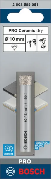 PRO Ceramic dry burgija, 10×66 mm 2608599051