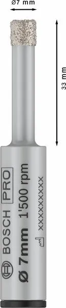 PRO Ceramic dry burgija, 7×33×13 mm 2608599054