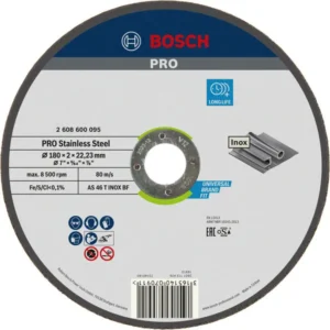 Bosch PRO Stainless Steel rezna ploča INOX 180×2×22,23 mm 2608600095