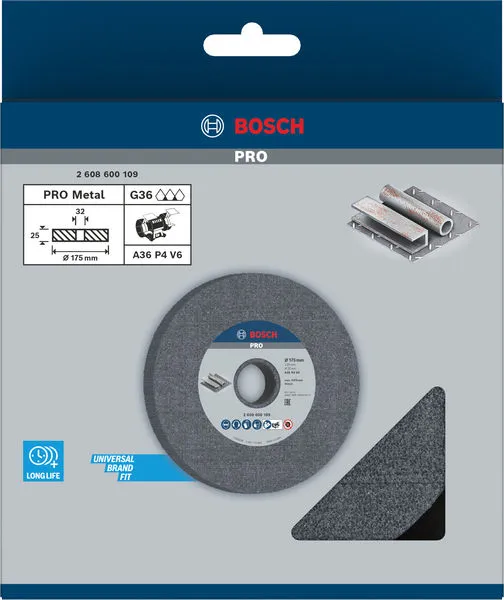PRO Metal brusno tocilo, 175×25×32 mm, G36 2608600109