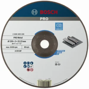 Bosch PRO Metal lepljena rezna ploča 230×3×22,23 mm, oSa 2608600226