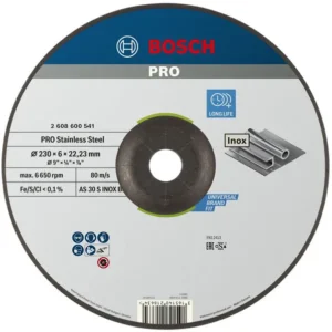 Bosch PRO Stainless Steel brusni disk 230×6×22,23 mm 2608600541