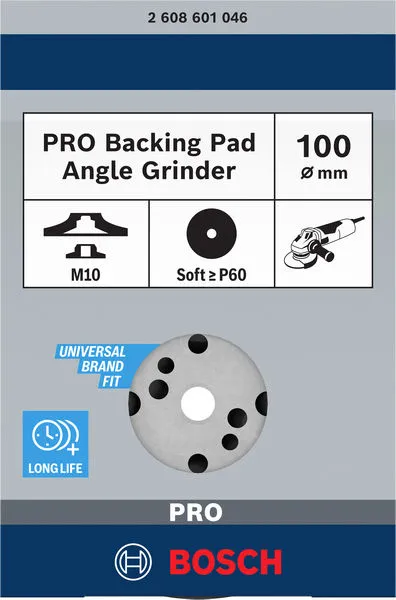 PRO nosač, meki, 125 mm, M10 2608601046