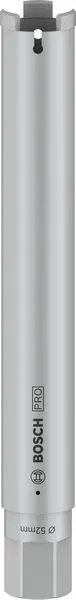 Bosch PRO Dijamantska kruna za suvo bušenje betona 52×330 mm, 1 1/4 inča UNC 2608601404
