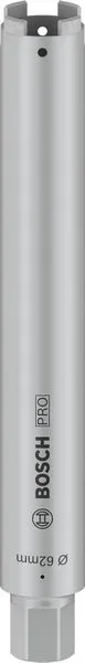 Bosch PRO Dijamantska kruna za suvo bušenje betona 62×400 mm, 1 1/4 inča UNC 2608601405