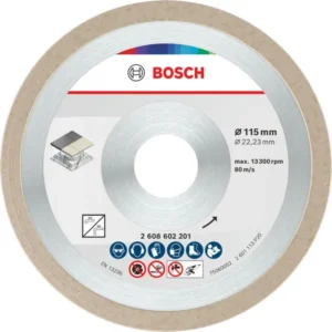 Bosch Ceramic Dijamantska rezna ploča 115×7 mm, otvor 22,23 mm 2608602201