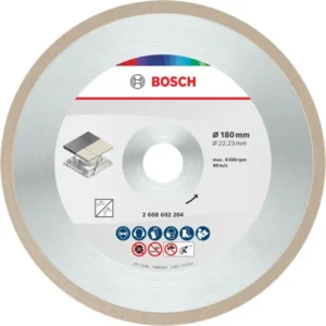 Bosch Ceramic Dijamantska rezna ploča 180×7 mm, otvor 22,23 mm 2608602204