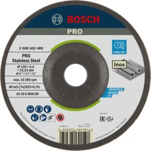 Bosch PRO Stainless Steel brusni disk 150×6×22,23 mm 2608602489