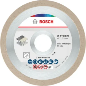 Bosch Ceramic Dijamantska rezna ploča 110×7,5 mm, otvor 22,23 mm 2608602535