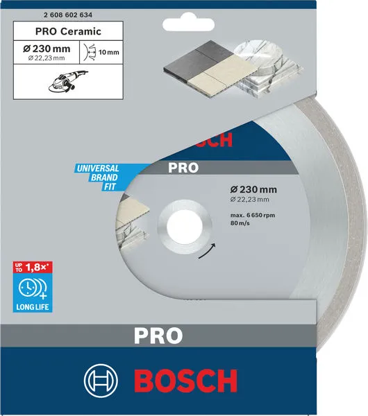 PRO Ceramic dijamantska rezna ploča, 230×22,23 mm 2608602634