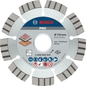 Bosch PRO Stone dijamantska ploča od 115×22,23×2,2 mm 2608602641