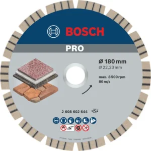 Bosch PRO Stone dijamantska rezna ploča 180×22,23 mm 2608602644