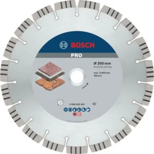 Bosch PRO Stone dijamantska rezna ploča 300×20/25,4 mm 2608602647