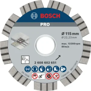 Bosch PRO Concrete dijamantska rezna ploča 115×22,23 mm 2608602651