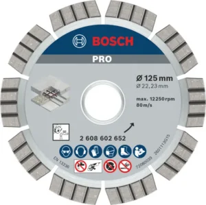 Bosch PRO Concrete dijamantska rezna ploča 125×22,23 mm 2608602652