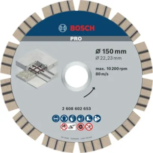 Bosch PRO Concrete dijamantska rezna ploča 150×22,23 mm 2608602653