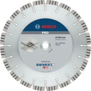 Bosch PRO Concrete dijamantska rezna ploča 300×20/25,4 mm 2608602657