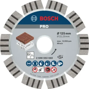 Bosch PRO Abrasive dijamantska rezna ploča 125×22,23 mm 2608602680