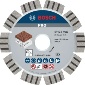 Bosch PRO Abrasive dijamantska rezna ploča 125×22,23 mm 2608602680