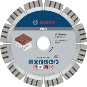 Bosch PRO Abrasive dijamantska rezna ploča, 150×22,23 mm 2608602681