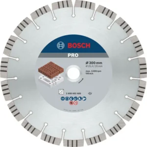 Bosch PRO Abrasive dijamantska rezna ploča, 300×20/25,4 mm 2608602685