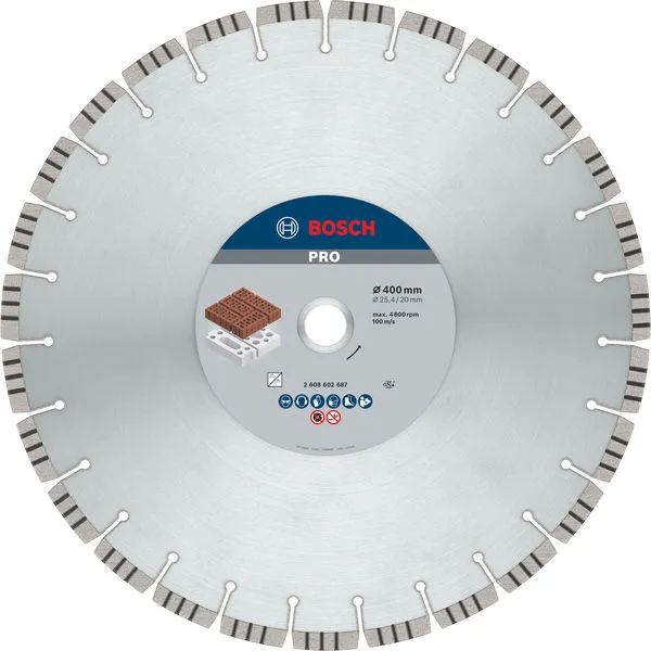 Bosch PRO Abrasive dijamantska rezna ploča 400×20/25,4 mm 2608602687