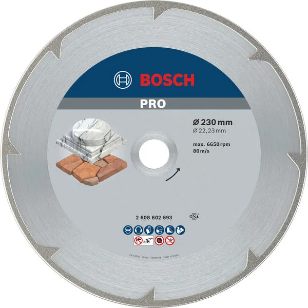Bosch PRO Marble dijamantska rezna ploča 230×22,23 mm 2608602693