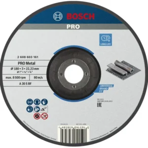 Bosch PRO Metal lepljena rezna ploča 180×3×22,23 mm 2608603161
