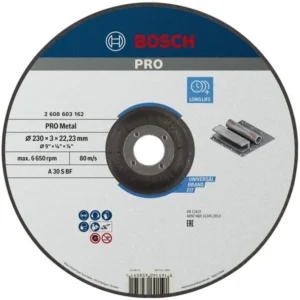 Bosch PRO Metal lepljena rezna ploča 230×3×22,23 mm 2608603162