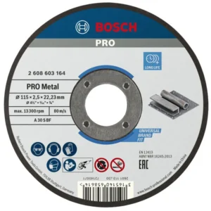 Bosch PRO Metal lepljena rezna ploča 115×2,5×22,23 mm 2608603164