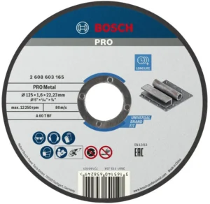 Bosch PRO Metal lepljena rezna ploča 125×1,6×22,23 mm 2608603165