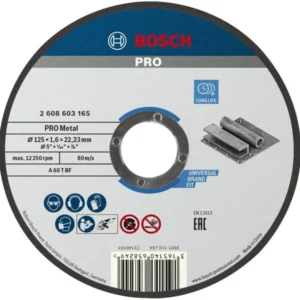 Bosch PRO Metal lepljena rezna ploča 125×1,6×22,23 mm 2608603165