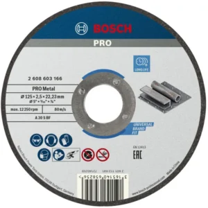 Bosch PRO Metal lepljena rezna ploča 125×2,5×22,23 mm 2608603166