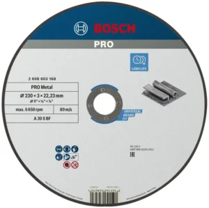 Bosch PRO Metal lepljena rezna ploča 230×3×22,23 mm 2608603168