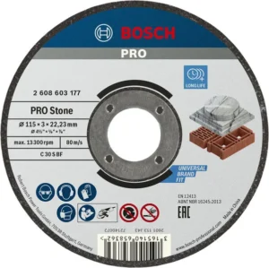 Bosch PRO Stone rezna ploča 115×3×22,23 mm 2608603177