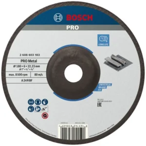 Bosch PRO Metal lepljeni brusni disk 180×6×22,23 mm 2608603183