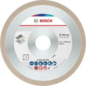 Bosch Ceramic Dijamantska rezna ploča 125×7 mm, otvor 22,23 mm, 10 kom 2608603232